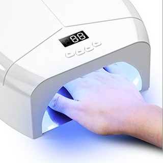 널리 BQL8 고출력 298W 전문가용 젤 네일 램프 UV/LED, 1개, 화이트