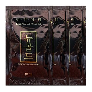 댕기머리 뉴골드 샴푸 일회용 휴대용 여행용 세면용품 파우치, 10ml, 100개