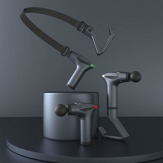 3IN1 전신 마사지건 무선 멀티 OMSG 001BK 초경량 4가지 지압 맛사지건 타늄, SL 887스트랩머플러다크그레이_ 물건/ 하지 않음