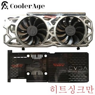 GTX1080Ti 비디오 카드 방열판 EVGA Ti SC2 교체 그래픽 G, 01 Bla, 01 없음 RGB, 01 CHINA, 1개