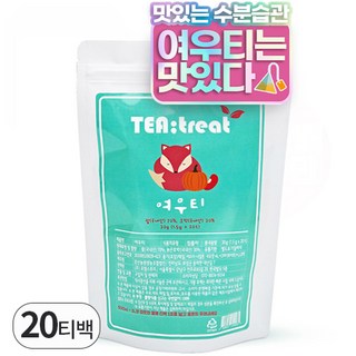 티트리트 여우티 팥호박차, 20개입, 3개, 1.5g