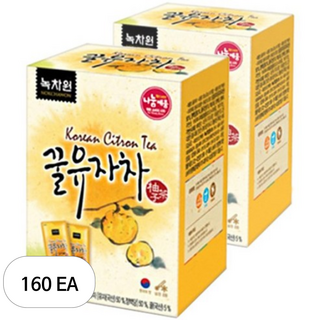 녹차원 꿀 유자차, 30g, 10개입, 160개