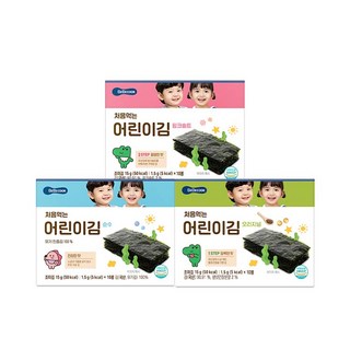 베베쿡 처음먹는 어린이김, 3개, 15g, 순수 2Box+오리지널 1Box