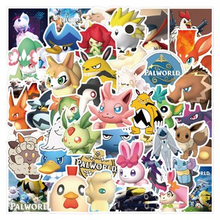 팔월드 굿즈 스티커 55pcs 세트