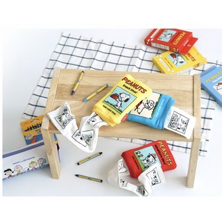 강아지 패리스독 스누피 미니북 포켓 노즈워크, 1개