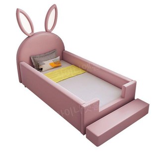 토끼 침대 저상형 아이방 자매 래빗 프레임 키즈 여아, (색상 선택) 핑크 or 그레이 / 배송메모