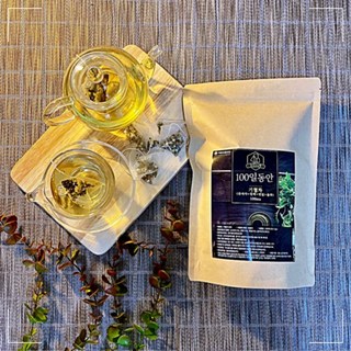 기혈차 100개입 – 넉넉한 용량으로 100일 동안 즐기는 삼각티백 (MW90C155, 1.2g, 100개)