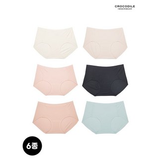 크로커다일 인견 라이크라 심리스 감탄팬티 6종세트_P387086721217869