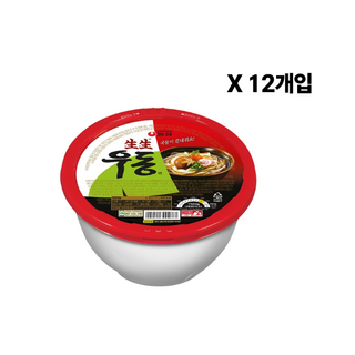 농심 생생우동 12개 박스라면