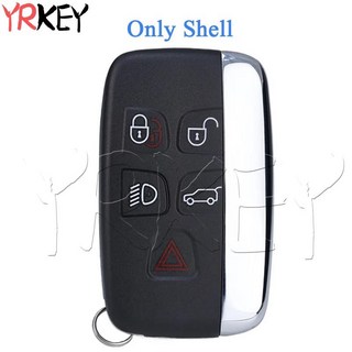 지능형 리모컨 자동차 키 쉘 재규어 XJ XF 랜드로버 LR4 레인지로버 스포츠 이보크 5 버튼, 01 Land Rover Jaguar, 1개