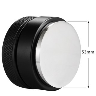 JINGHENG 스테인레스 탬퍼 탬핑 레벨링 디스트리뷰터 49 51 53 54 58mm, 53mm플랫블랙, 1개