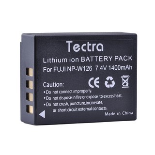 Tectra NP-W126 NP W126 1PC 카메라 배터리 후지 필름 X-E1 XE1 X-E2 XE2 X-A1 X-M1 X-M2 XT1 X-T1 XPro1 HS33 HS30 H, 1개