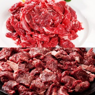 [산들한우] 1++등급 국거리 400g불고기 300g+한돈찌게거리 300g, 단품, 1개, 300g