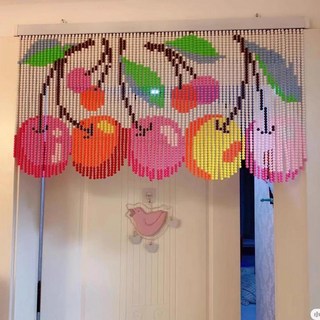 비즈발만들기 비즈발키트 DIY 구슬커튼, 체리(70 cm x 50cm)