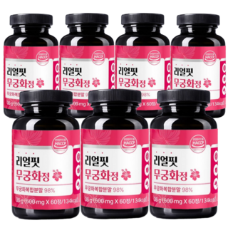 리얼핏 무궁화 정 식약청인증 HACCP, 7개, 60정