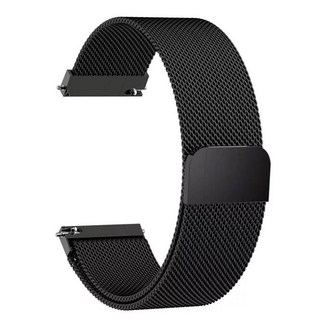 뽀마 갤럭시워치4(40mm/44mm) 기어S2클래식 20mm호환 마그네틱스트랩, 블랙