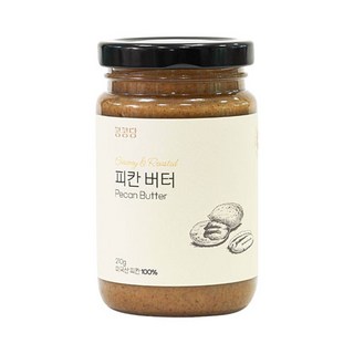 콩콩당 피칸 버터 (무첨가 100%), 210g, 1개 수제캔디드피칸