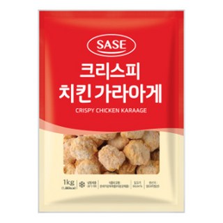 사세 크리스피 치킨 가라아게 1kg, 4개