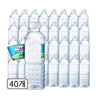 [제주 삼다수] 무라벨 생수~, 40개, 500ml