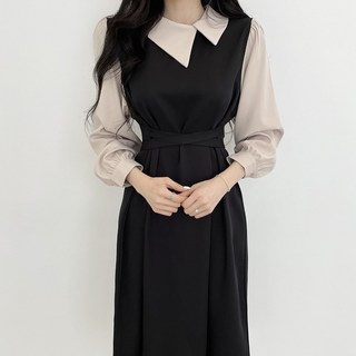 여성 빈터지 프랑스 하객룩 원피스