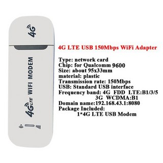 4G LTE USB 150Mbps 모뎀 스틱 휴대용 무선 와이파이 어댑터 카드 라우터 홈 오피스용 직송 1-10 개, [05] 10Pcs, 10개