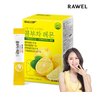 저스틱 콤부차 레몬 분말스틱, 5g, 120개입, 1개
