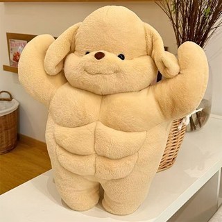 모든 헬창 근육 강아지 인형 복근 어깨깡패 운동 바디필로우 남친 친구 선물 낮잠 베개 쿠션