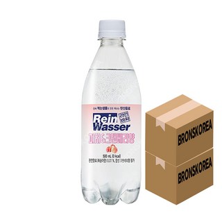 동아오츠카 라인바싸 탄산수 피치 크랜베리 500ml x 40개입, 40개