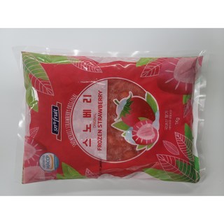 국산 냉동 딸기 스노베리, 3개, 1kg