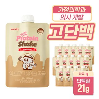 얌비티 얌프로틴 미숫가루맛 한끼 식사대용 저당 단백질 쉐이크 14개입, 32g 엄마사랑미숫가루 얌비티 얌프로틴 미숫가루맛 한끼 식사대용 저당 단백질 쉐이크 14개입, 32g 엄마사랑미숫가루