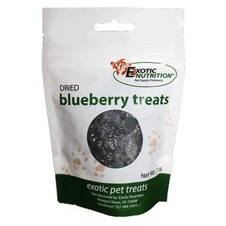 Exotic 엑소틱 애완동물 간식 건조 블루베리 트릿 119g Dried Blueberry, 1개