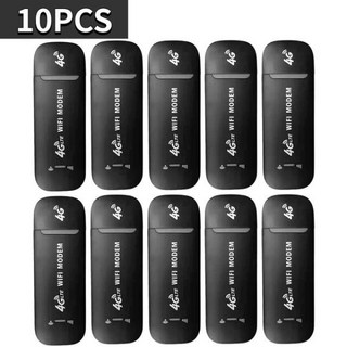 -4G 와이파이 라우터 나노 SIM 카드 휴대용 LTE USB 4G 모뎀 포켓 핫스팟 안테나 동글 1-12 피스, [06] 10PCS Black, 06 10PCS Black, 10개