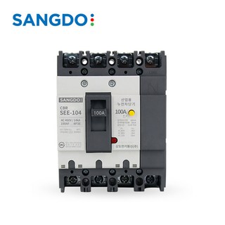 누전 차단기 SEE-104 ELB 산업용 4P 14KA 20A 30A 40A 50A 60A 75A 100A 상도 전기 통신, 상도 누전차단기 SEE-104 4P, 1개