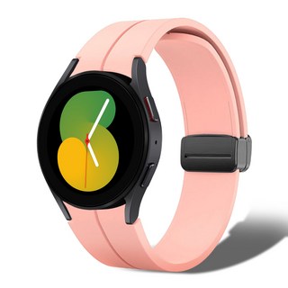 더조은셀러 갤럭시워치5 프로 호환 시계줄 스트랩 밴드 버클 스포츠, 핑크
