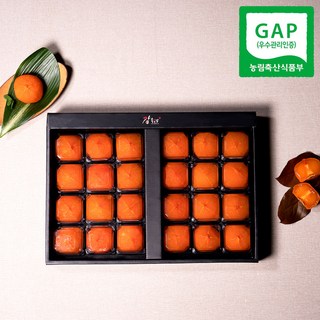 감좋은날 청도 반건시 곶감 선물세트(+선물가방포함), 1박스, 2400g(30과/특과)감말랭이 100g X 2개