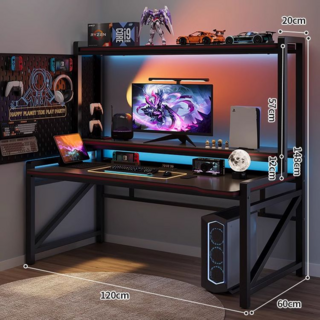 서재책상 카본 게이밍 컴퓨터책상