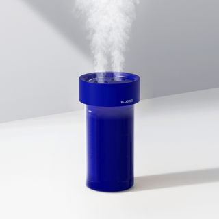 블루필 듀얼젯 무드등 무선 미니 가습기 983ml, BHM310, 미드나잇블루