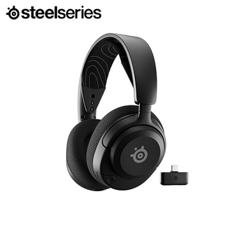 스틸시리즈 Arctis Nova 5X 무선 게이밍 헤드셋, (ARCTIS) NOVA 5X 무선 BLACK, BLACK
