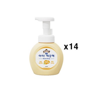 아이깨끗해 핸드워시 레몬 600ml, 6개 11 아이깨끗해 핸드워시 순 보송보송 파우더향, 250ml, 14개