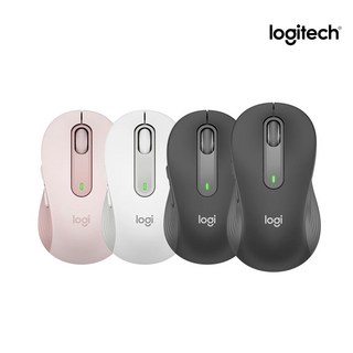 로지텍 M650 시그니처 블루투스 멀티 마우스 + BOLT 수신기 세트 MR0091(마우스), M650 정품, 핑크