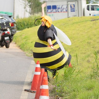KC인증 에어슈트 할로윈 의상 코스튬, 1개입, 46_꿀벌 날개 윙윙 에어슈트