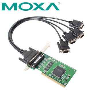 MOXA CP-104UL-DB9M 4포트 PCI 시리얼카드 사용 모습