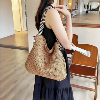 Gradle 여성가방 비치 백 여름데일리 숄더백 휴양지가방 대용량 토트백 숄더 라탄백