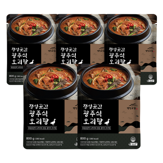 정성곳간 광주식 오리탕, 800g, 5개