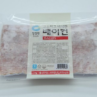 고소하고 바삭한 베이컨 냉동 1kg 돼지 앞다리살 / bacon