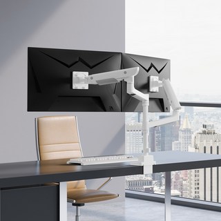 카멜 고중량 싱글 모니터암 57인치 커브드 게이밍 거치대