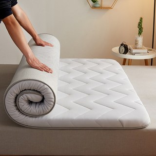BOLEBIO 볼레비오 꿀잠 라텍스 메모리폼 매트리스 토퍼 8cm, 그레이