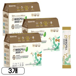 일양약품 신바이오틱스 3000 골드, 360g, 3개