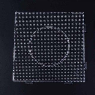 Perler 교육 피규어 재료 보드 직소 퍼즐 비즈 도구 DIY 비즈 템플릿 퍼즐 템플릿 페그보드, 02 Big square, 1개