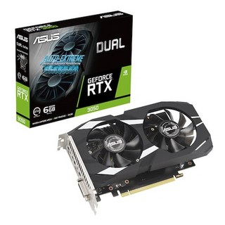 ASUS DUAL 지포스 RTX 3050 D6 6GB 인텍앤컴퍼니, DUAL-RTX3050-6G